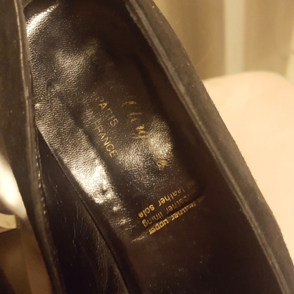 Robert Clergie black suede heels - Picture 2 of 5